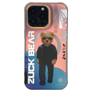 Zuck Bear Berlin Boss Mag MagSafe-kompatibilis tok iPhone 16 Pro Max - "zwei charm" mintás