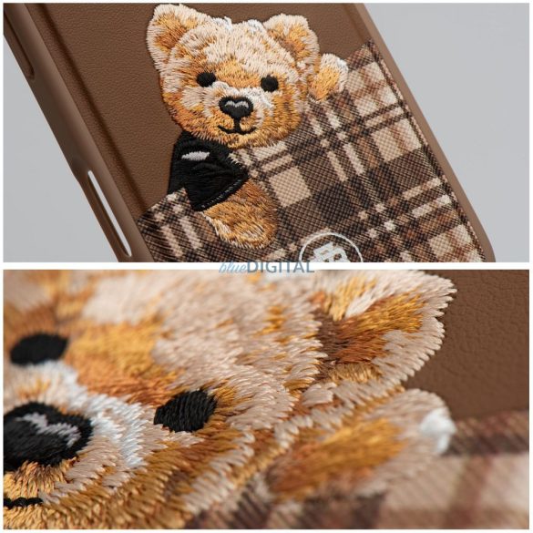 Zuck Bear Darren MagSafe-kompatibilis tok iPhone 16 - barna