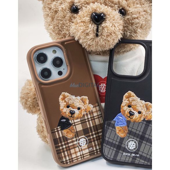 Zuck Bear Darren MagSafe-kompatibilis tok iPhone 16 Pro - fekete