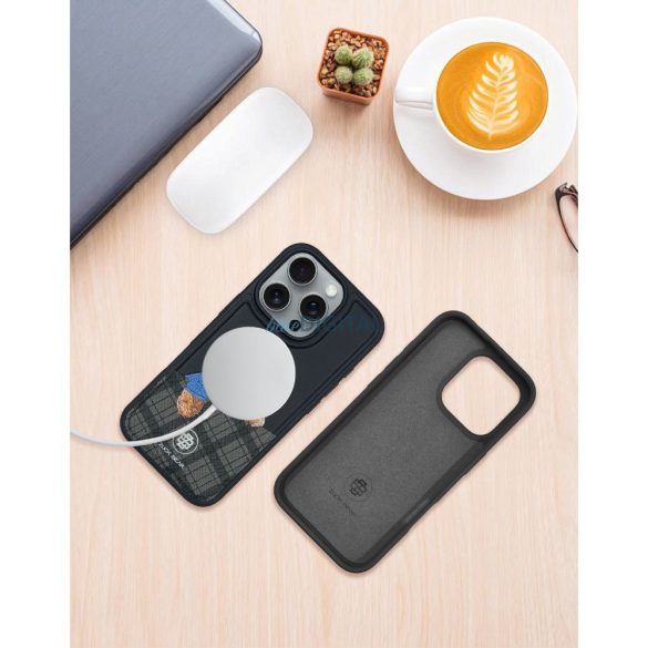 Zuck Bear Darren MagSafe-kompatibilis tok iPhone 16 Pro - fekete