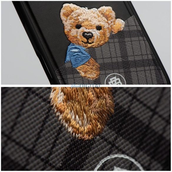 Zuck Bear Darren MagSafe-kompatibilis tok iPhone 16 Pro - fekete