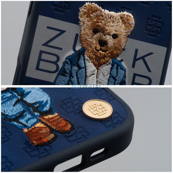 Zuck Bear Paris Gentleman tok iPhone 16 - kék