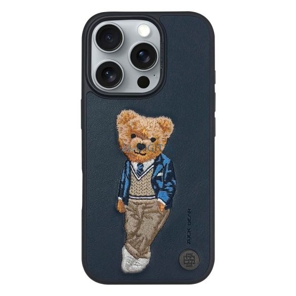 Zuck Bear London Classic tok iPhone 16 - "Westminster Ace" mintás