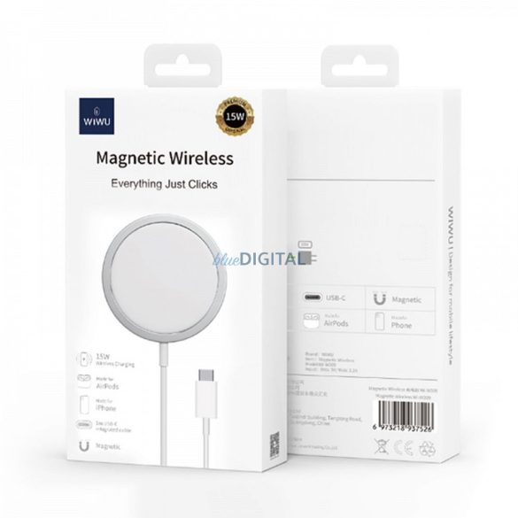 WiWU Wi-W009 MagSafe vezeték nélküli töltő 15W