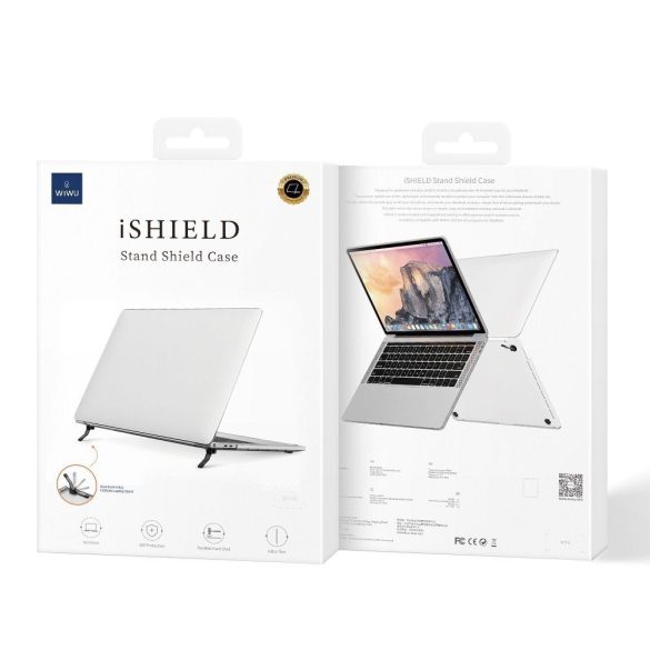 WiWU iSHIELD kitámasztható tok MacBook Air 15,3" 2023 - átlátszó