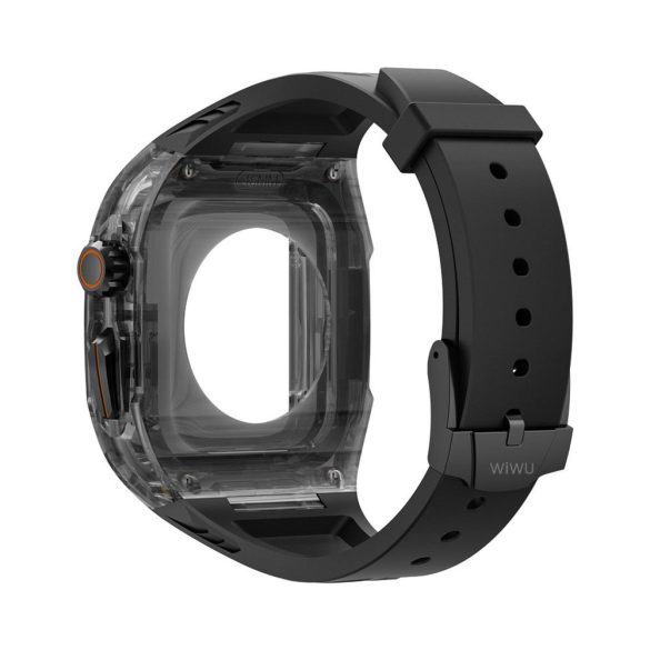 WiWU Wi-WB014 Armor 2 az 1-ben tok+óraszíj Apple Watch Ultra/Ultra 2 49mm - fekete