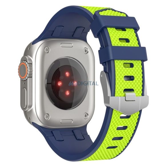 WiWU Wi-WB015 Kylin csereszíj Apple Watch 42/44/45/49 mm - neonzöld