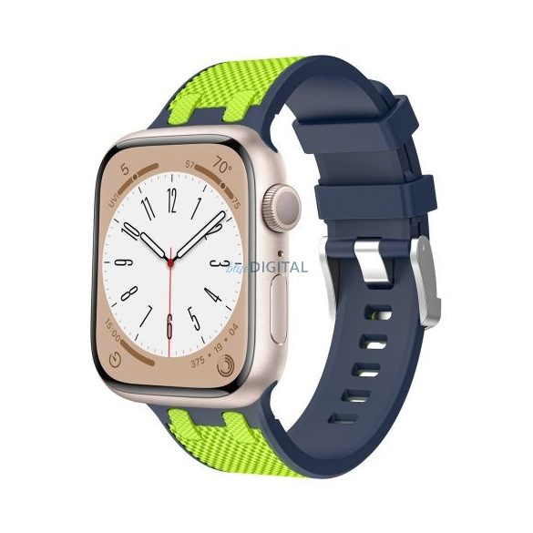 WiWU Wi-WB015 Kylin csereszíj Apple Watch 42/44/45/49 mm - neonzöld