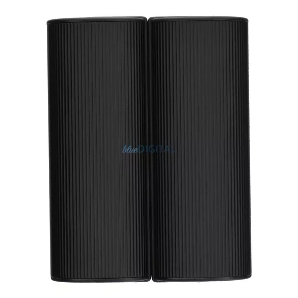 VEGER powerbank 2 x 5000 mAh kézmelegítővel, 2,4 A, 2 db, fekete és ezüst