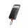 Powerbank 10000 mAh with built-in cable USB C QC3.0 PD 2A 22,5W K1C W1189 black
