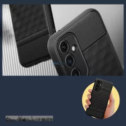   Futeral Caseology Parallax Samsung Galaxy S23 FE matt fekete tok