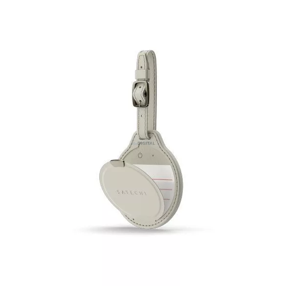 Satechi FindAll bőröndcímke alakú nyomkövető Apple Find My kompatibilis vegán bőr ST-LFALTW - homok