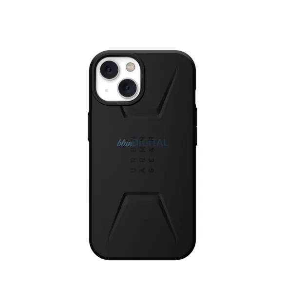 UAG Urban Armor Gear CIVILIAN tok, MagSafe-kompatibilis, iPhone 14 Plus, fekete
