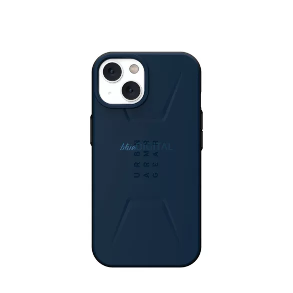 UAG Urban Armor Gear CIVILIAN tok, MagSafe-kompatibilis, iPhone 14 Plus, sötétkék
