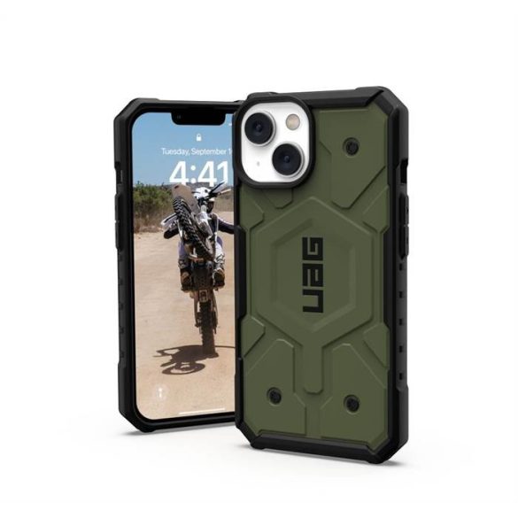 ( UAG ) Urban Armor Geat Pathfinder IPHONE 14 PLUS kompatibilis MagSafe zöld