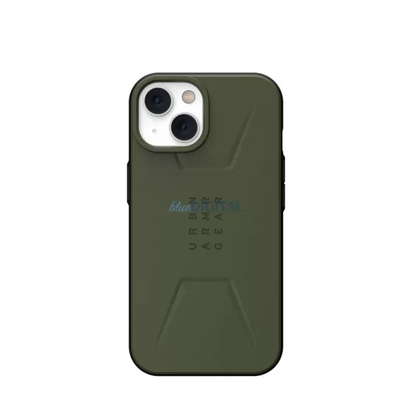 UAG Urban Armor Gear CIVILIAN tok, MagSafe-kompatibilis, iPhone 14 Plus, zöld