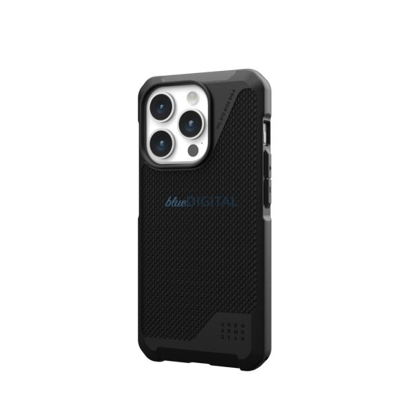 (UAG) Urban Armor Gear Metropolis LT tok Magsafe kompatibilis iPhone 15 PRO kevlár fekete