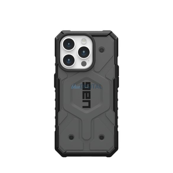 ( UAG ) Urban Armor Gear Pathfinder Magsafe kompatibilis iPhone 15 PRO ezüst színű tok