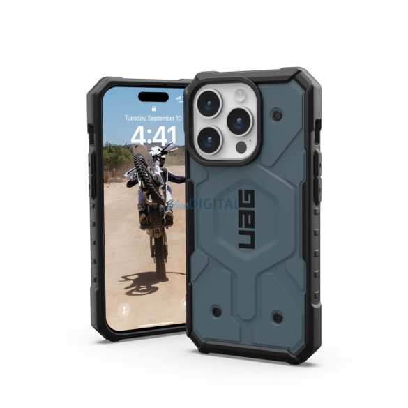 ( UAG ) Urban Armor Gear Pathfinder Magsafe kompatibilis iPhone 15 PRO felhő kék tok