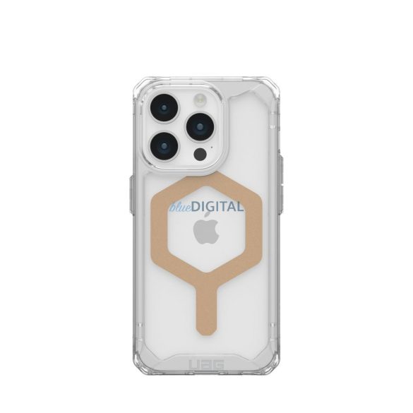 ( UAG ) Urban Armor Gear Plyo Magsafe kompatibilis iPhone 15 PRO jég arany tok