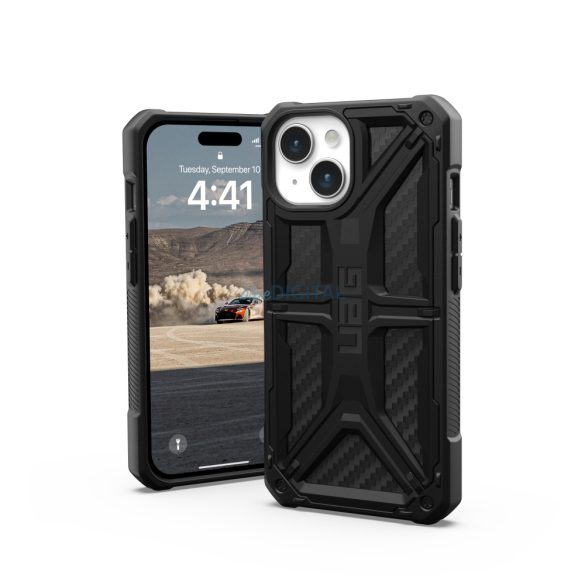 (UAG) Urban Armor Gear Monarch iPhone 15 szénfekete tok