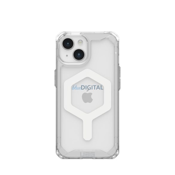 (UAG) Urban Armor Gear Plyo Magsafe kompatibilis iPhone 15 jég fehér tok