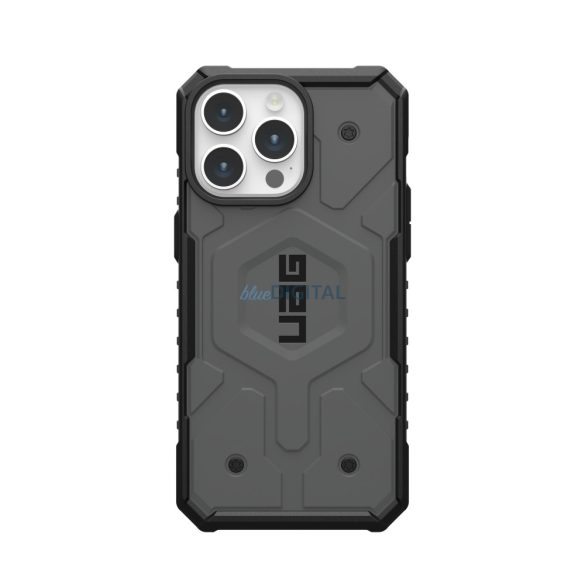 ( UAG ) Urban Armor Gear Pathfinder Magsafe kompatibilis iPhone 15 PRO MAX ezüst színű tok