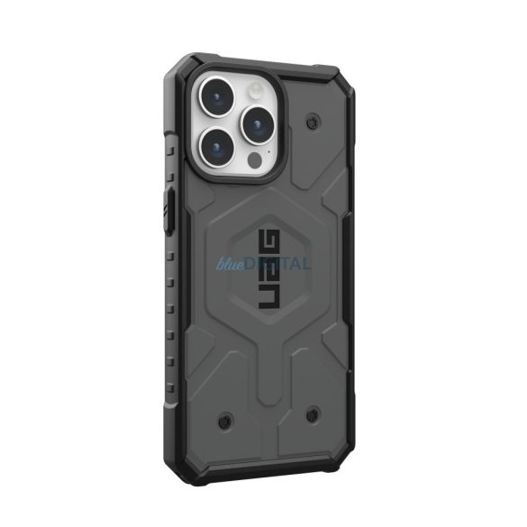 ( UAG ) Urban Armor Gear Pathfinder Magsafe kompatibilis iPhone 15 PRO MAX ezüst színű tok