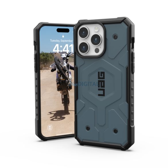 ( UAG ) Urban Armor Gear Pathfinder Magsafe kompatibilis iPhone 15 PRO MAX felhő kék tok