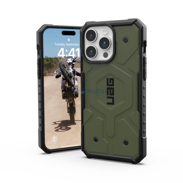 ( UAG ) Urban Armor Gear Pathfinder Magsafe kompatibilis iPhone 15 PRO MAX olíva tok