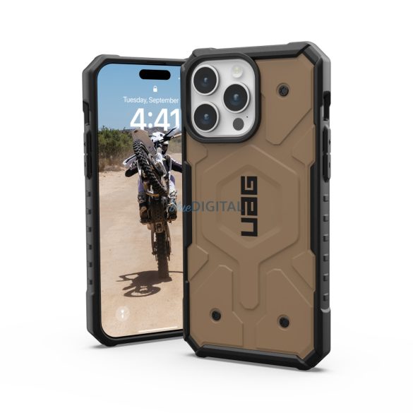 ( UAG ) Urban Armor Gear Pathfinder Magsafe kompatibilis iPhone 15 PRO MAX sötét föld színben tok