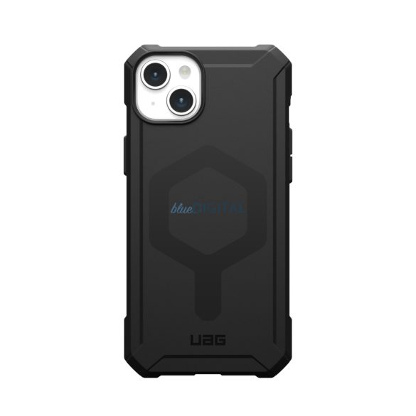 ( UAG ) Urban Armor Gear Essential Magsafe kompatibilis iPhone 15 PLUS fekete tok