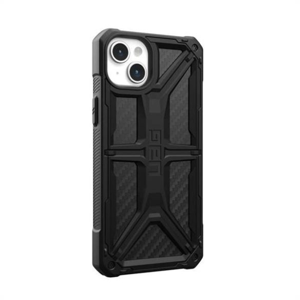 (UAG) Urban Armor Gear Monarch iPhone 15 PLUS szénfekete textil tok