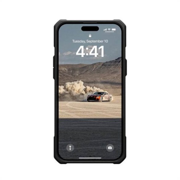 (UAG) Urban Armor Gear Monarch iPhone 15 PLUS szénfekete textil tok