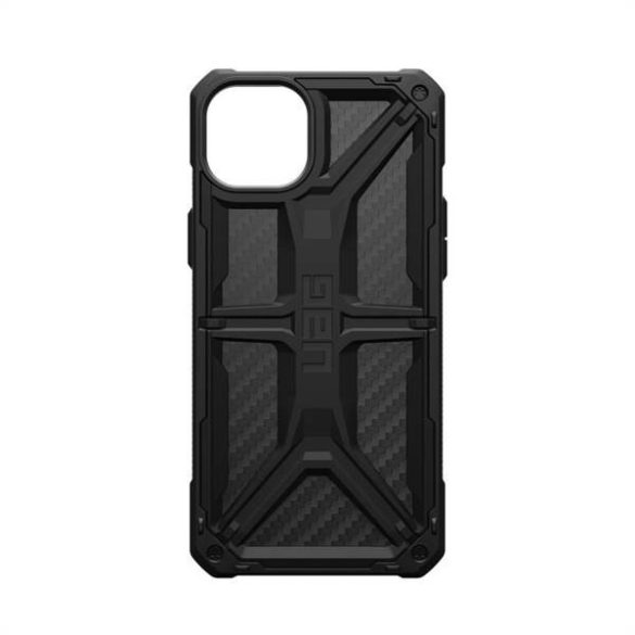 (UAG) Urban Armor Gear Monarch iPhone 15 PLUS szénfekete textil tok