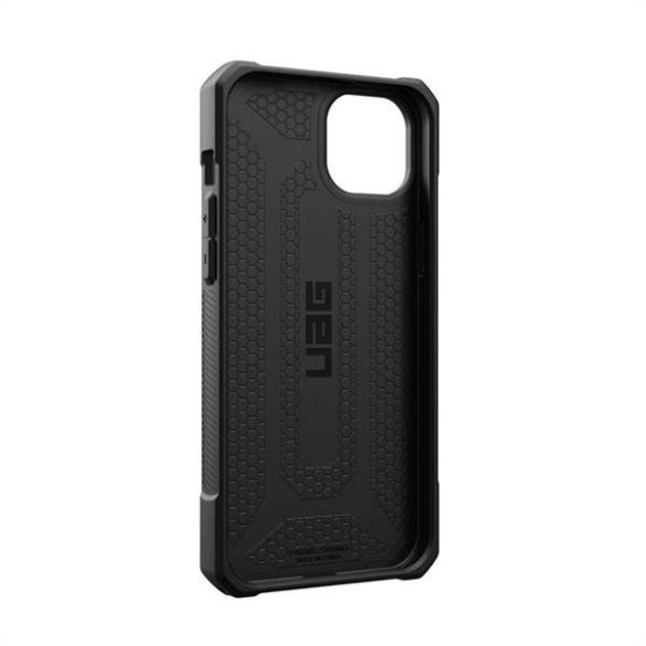 (UAG) Urban Armor Gear Monarch iPhone 15 PLUS szénfekete textil tok