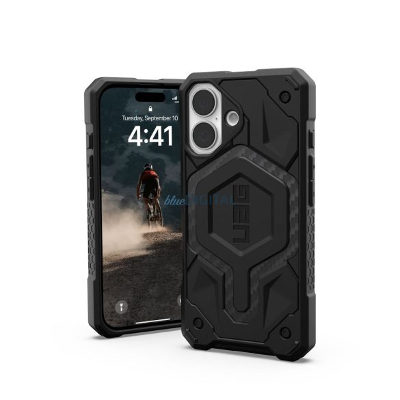 (UAG) Urban Armor Gear Monarch tok iPhone 16 - fekete