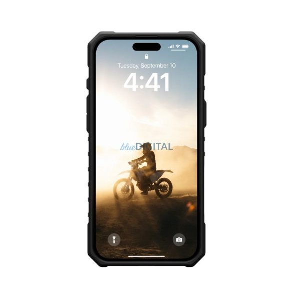 (UAG) Urban Armor Gear Pathfinder Clear MagSafe-kompatibilis tok iPhone 16 Plus - átlátszó-fekete