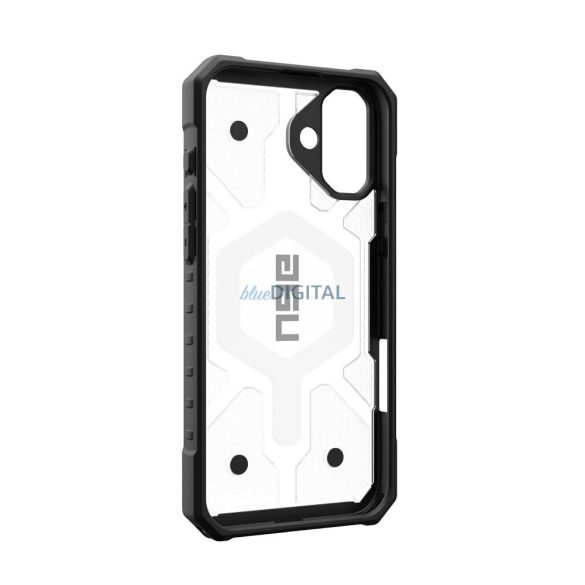 (UAG) Urban Armor Gear Pathfinder Clear MagSafe-kompatibilis tok iPhone 16 Plus - átlátszó-fekete