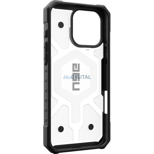 (UAG) Urban Armor Gear Pathfinder Clear MagSafe-kompatibilis tok iPhone 16 Pro Max - átlátszó-fekete