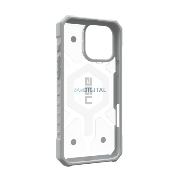 (UAG) Urban Armor Gear Pathfinder Clear MagSafe-kompatibilis tok iPhone 16 Pro Max - átlátszó-szürke