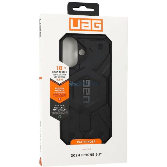 (UAG) Urban Armor Gear Pathfinder MagSafe-kompatibilis tok iPhone 16 - fekete