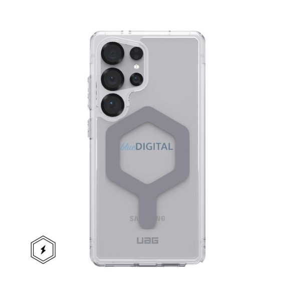 UAG Plyo Pro MagSafe-kompatibilis tok Samsung Galaxy S25 Ultra - átlátszó-ezüst színű