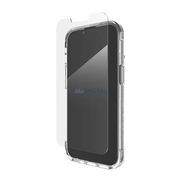 ZAGG tok + edzett üveg LUXE CSOMAG iPhone 13 / 14 / 15 / 16e, átlátszó