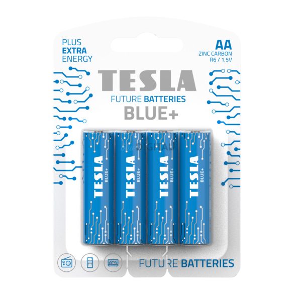 TESLA alkáli elem AA BLUE+[4x120]