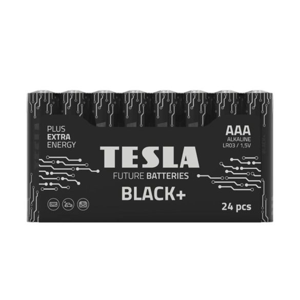 TESLA alkáli elem AAA BLACK+[24x30]