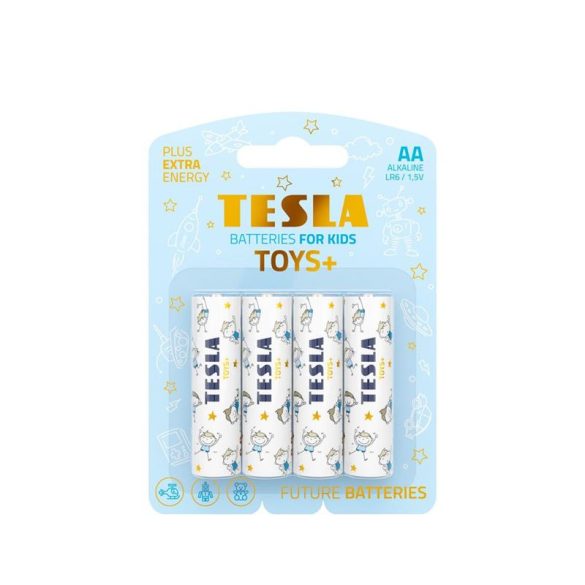 TESLA alkáli elem AA TOYS+ BOY[4x120]