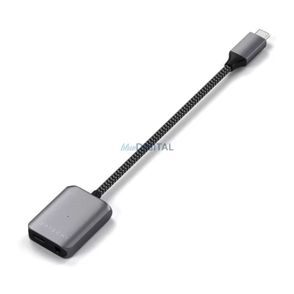 Satechi ST-UCAPDAM Type-C - 3,5mm Jack/Type-C adapter - szürke