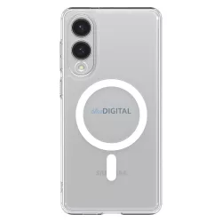   SPIGEN ULTRA HYBRID MAG tok, MagSafe-kompatibilis, SAMSUNG S25 Edge, átlátszó fehér