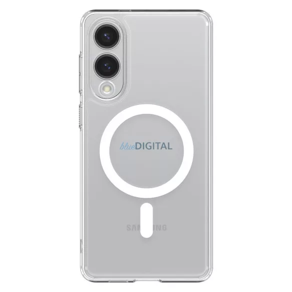 SPIGEN ULTRA HYBRID MAG tok, MagSafe-kompatibilis, SAMSUNG S25 Edge, átlátszó fehér